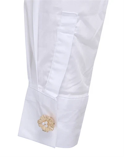 Only - ONLAvery Button Covers Accesories - Gold Colour/Small Flower